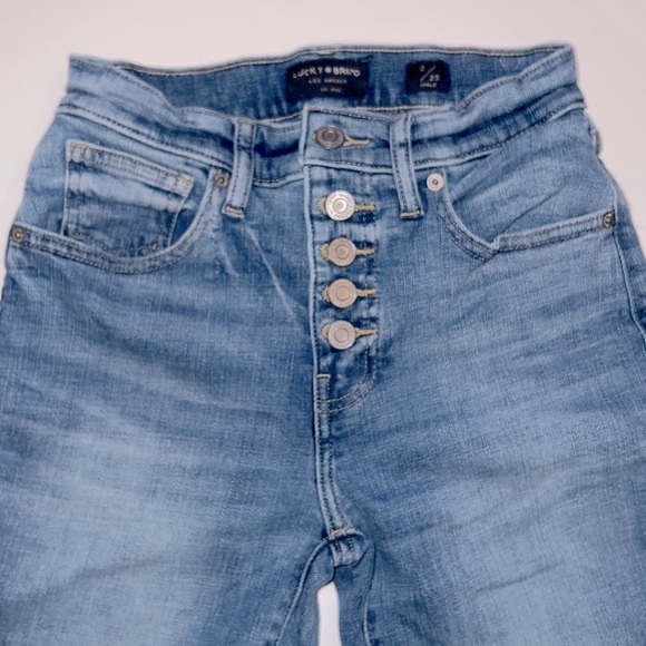 Women’s Lucky Brand High Rise Bridgette Skinny Jeans Size 0/25 - Picture 3 of 9